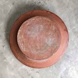 Large terracotta dish signed