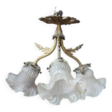 Ancien lustre en bronze Empire
