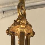 Beautiful 19th century Louis XVI style chandelier in gilded bronze
