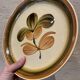 6 Gien earthenware dinner plates, Fuego pattern