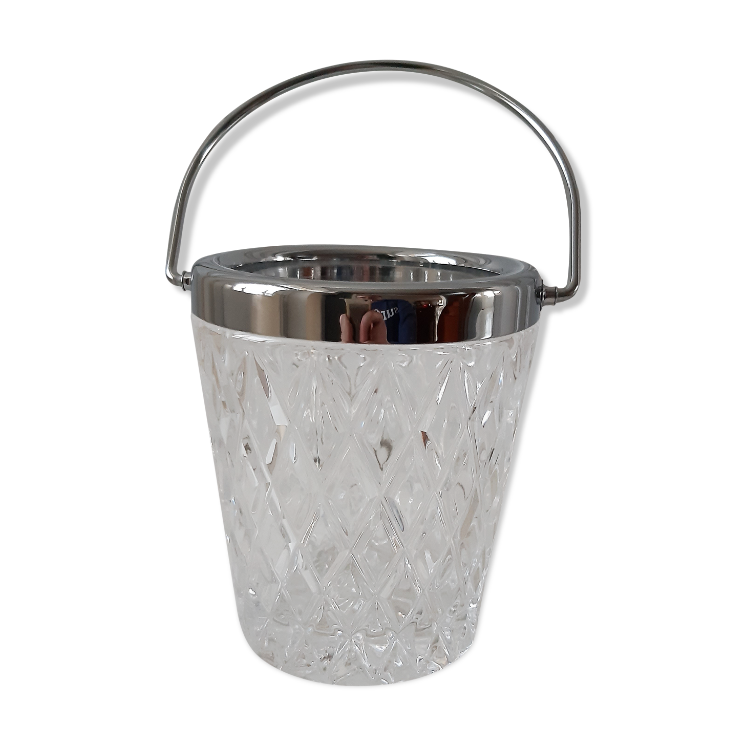 Crystal ice bucket