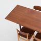 Table à manger extensible scandinave en teck, Danemark 1960
