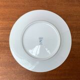 Vintage Postmodern Porcelain Plate with Subsidy Decor by René Fehr for Lengsfeld Porcelain, 1990s