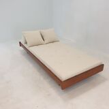 Teak Daybed with Cushions and Bolster, 1960s
