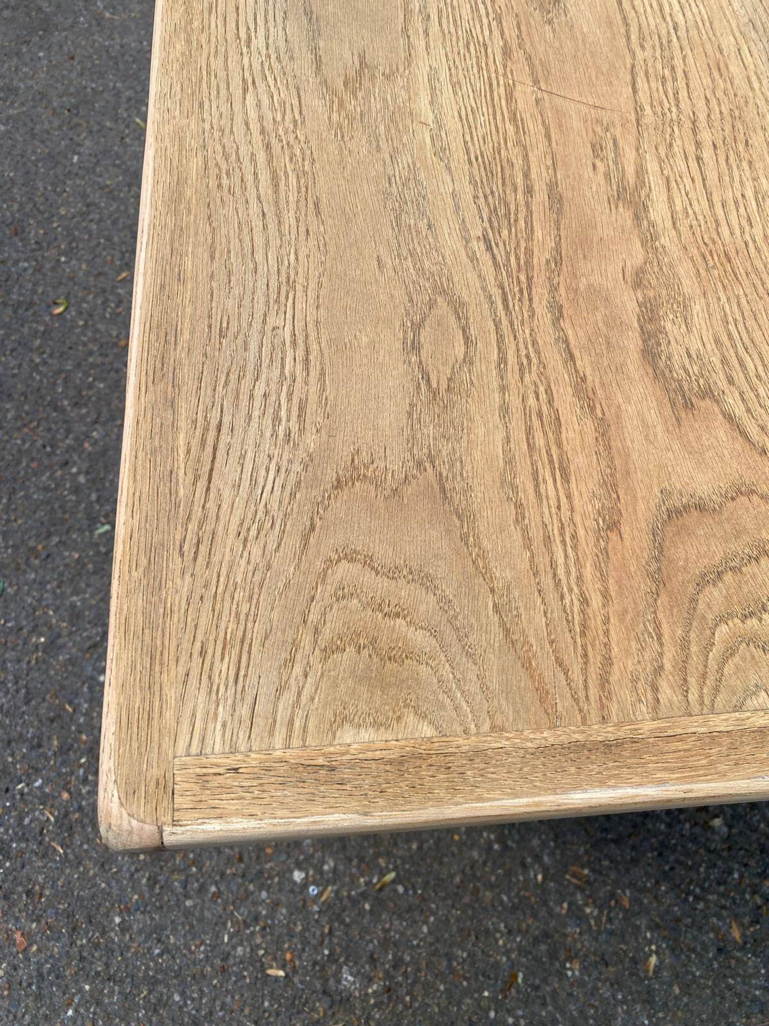 Monastery dining table stripped in oak 170cm 1950s