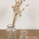 Lot de 2 vases en verre