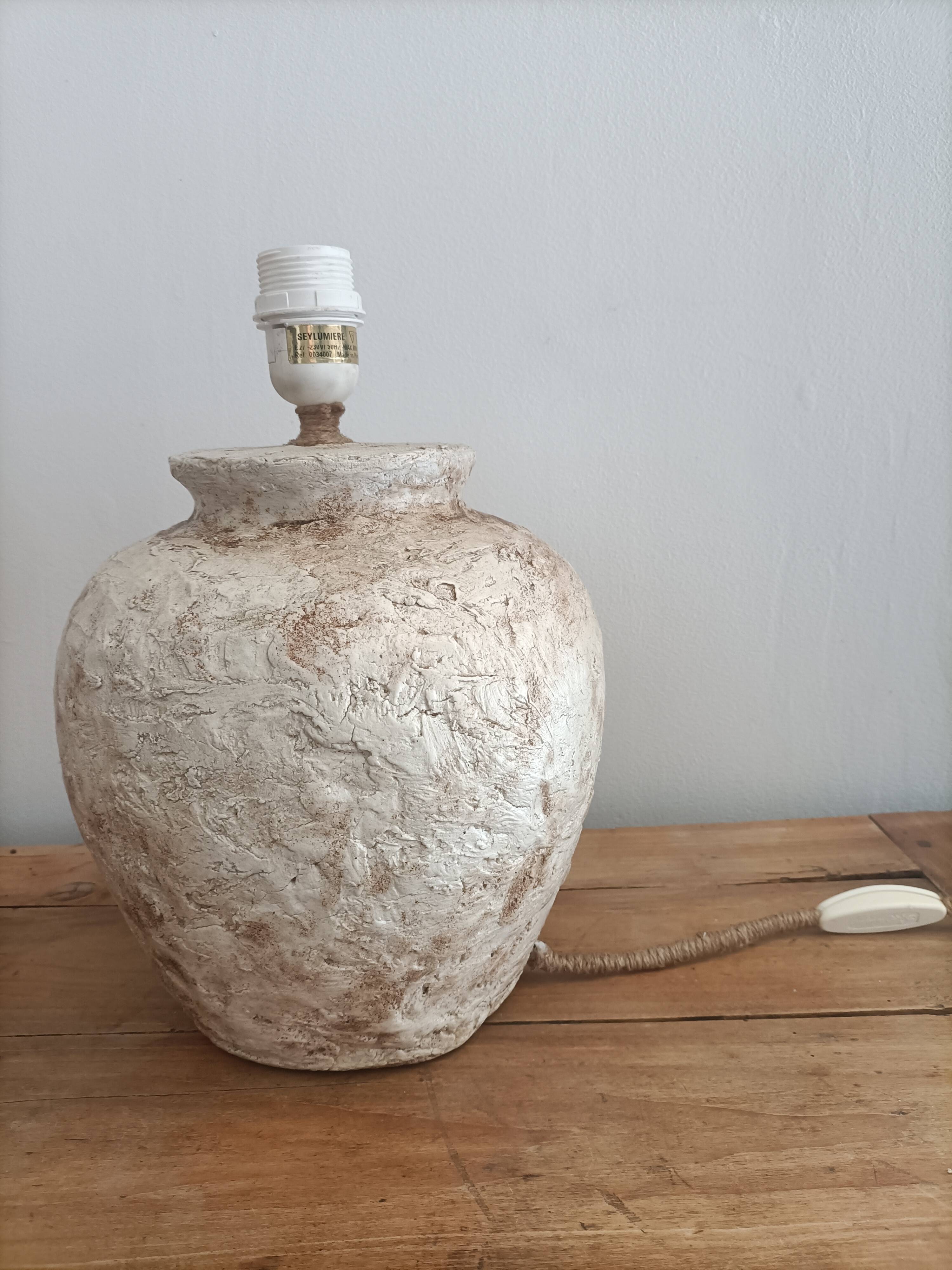 Redesigned table lamp – Shabby Chic and Vintage