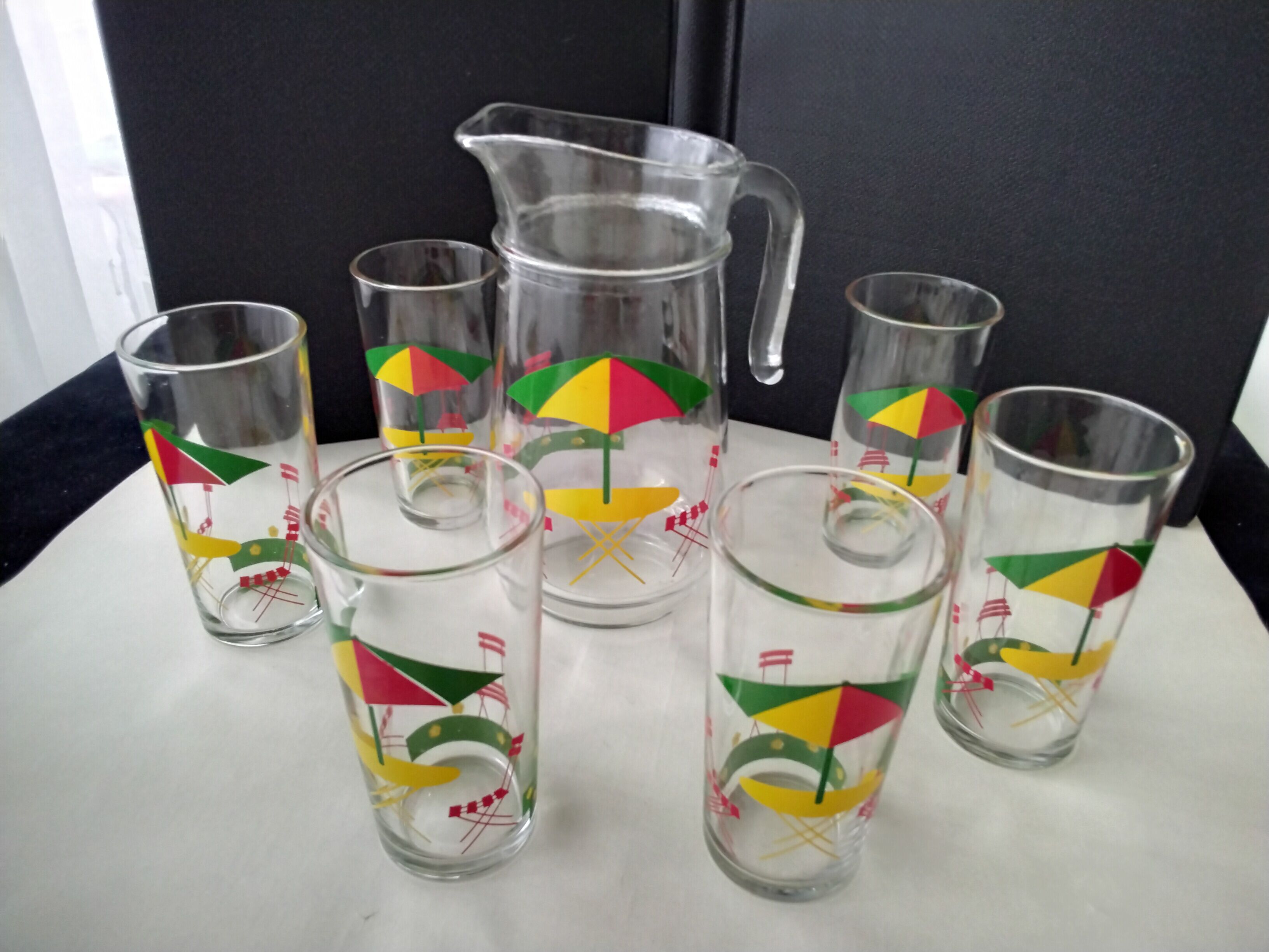 Orange service Screen-printed décor