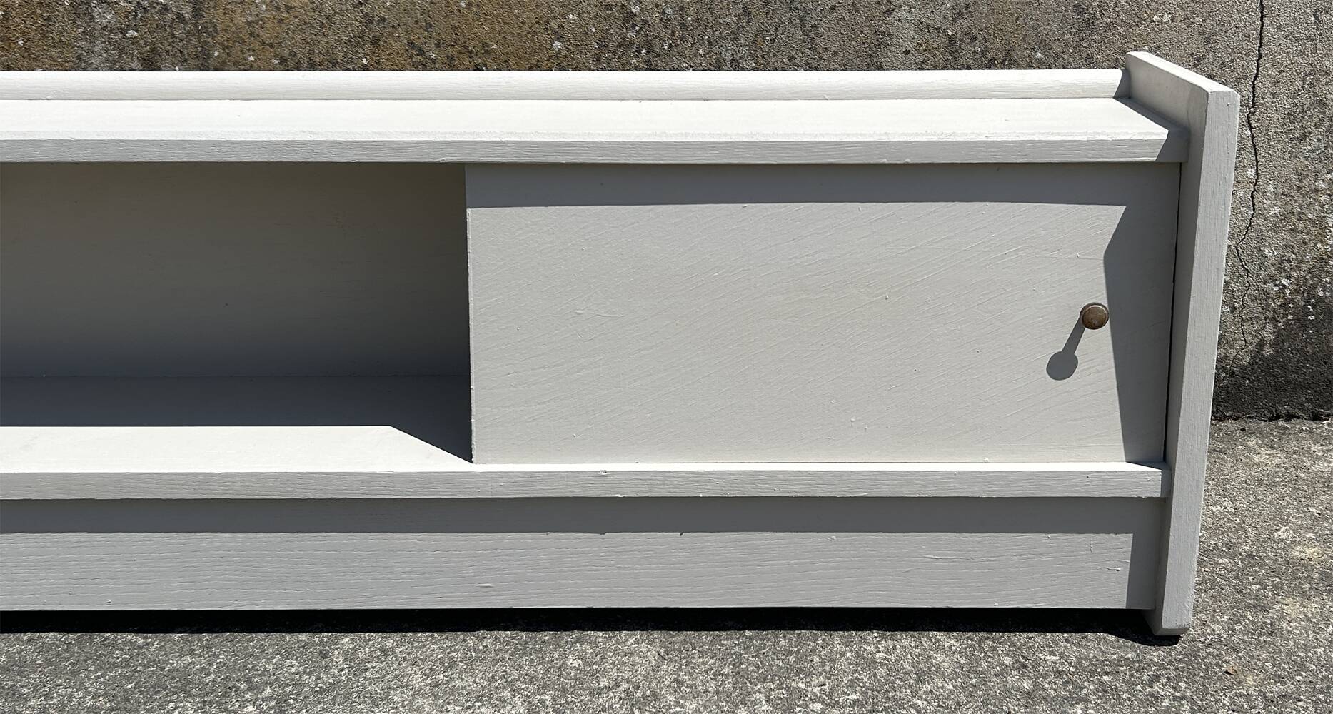 Wall shelf, hanging console, bookcase, cozy, vintage, 50s