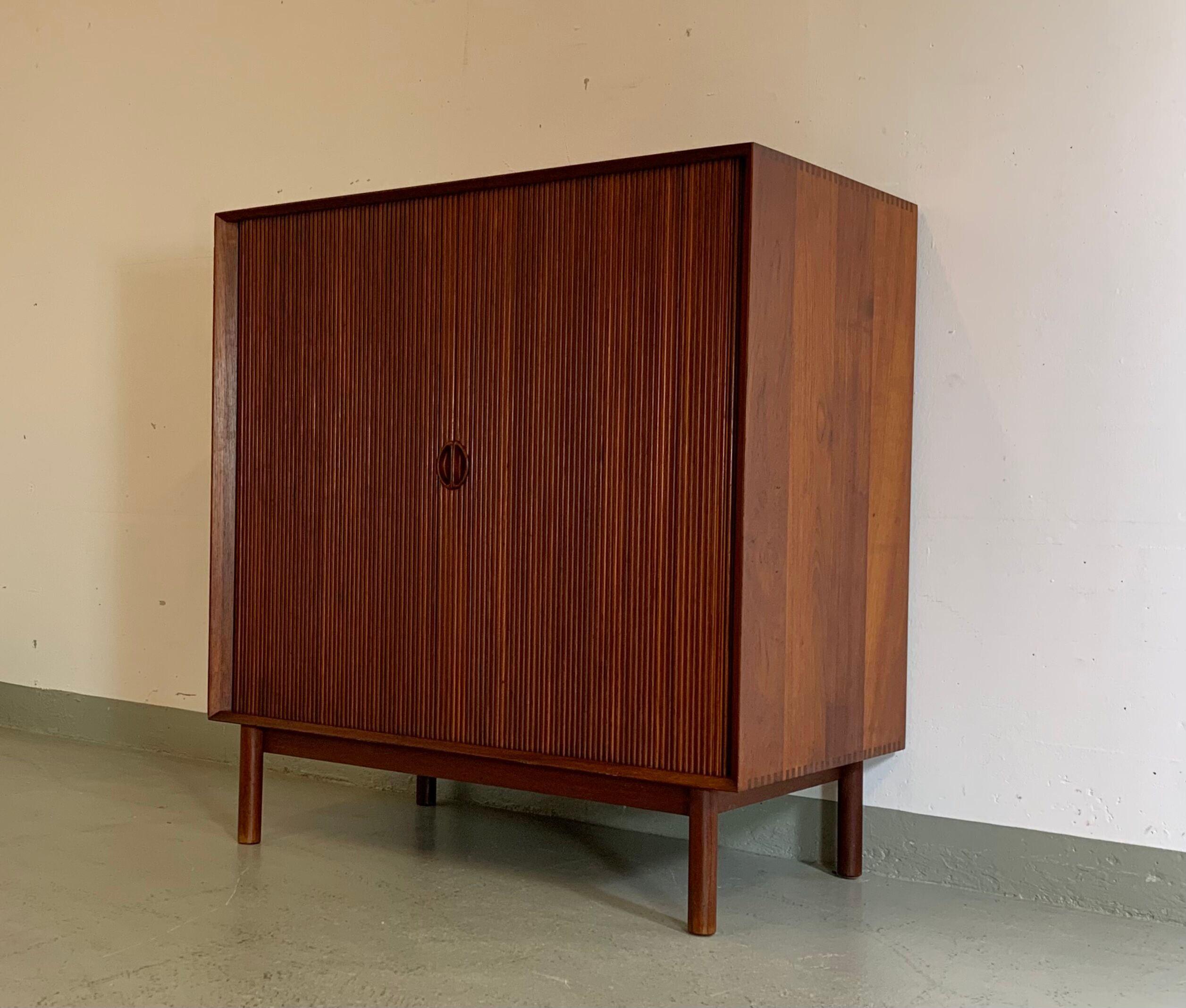 Tambour cabinet by Peter Hvidt & Orla Mølgaard-Nielsen