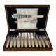 EPNS silver metal fish service, 6 people complete, good condition SB916