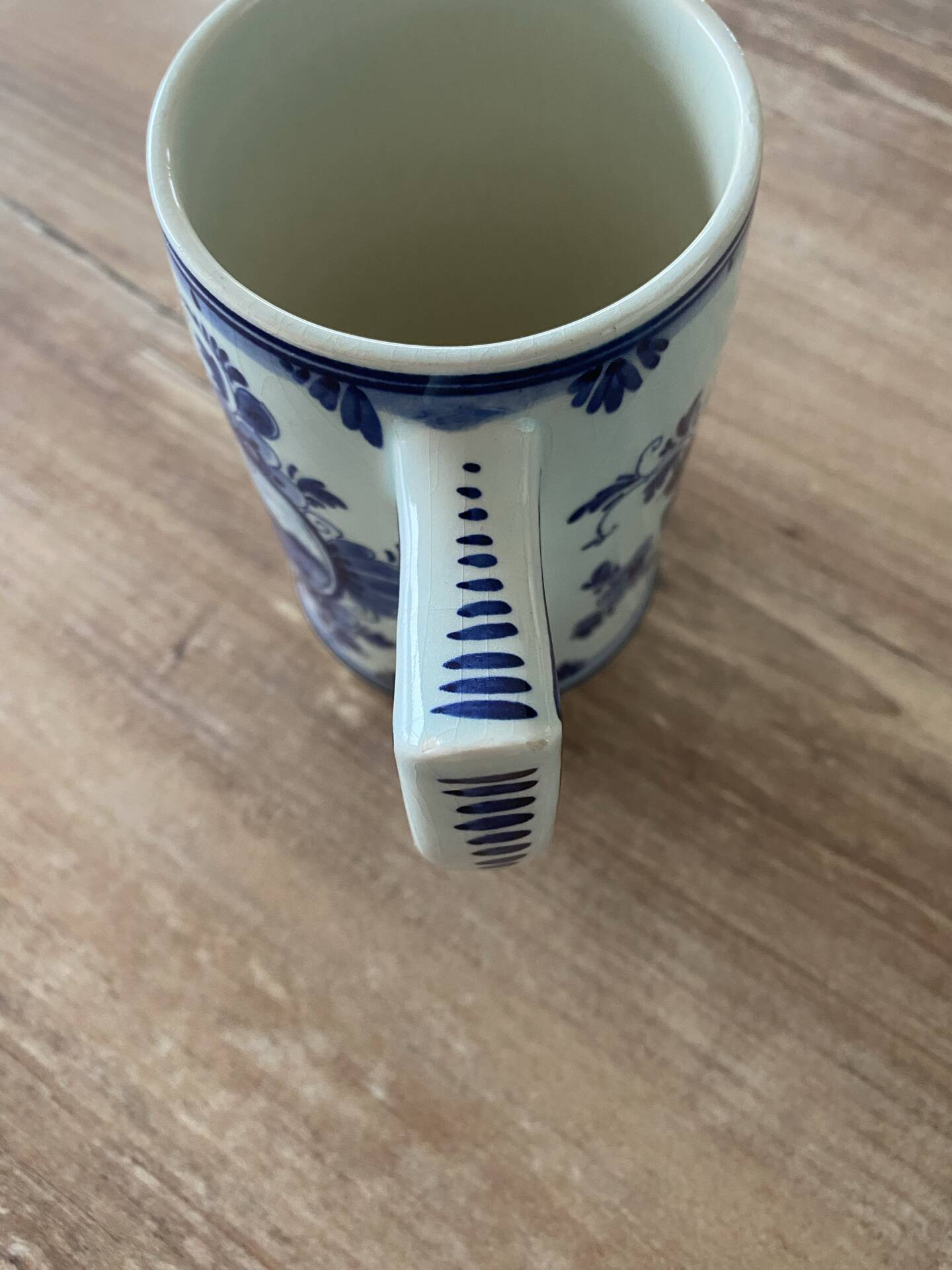 Delft Blue hand-painted cup - Made in Holland (8×12 cm)