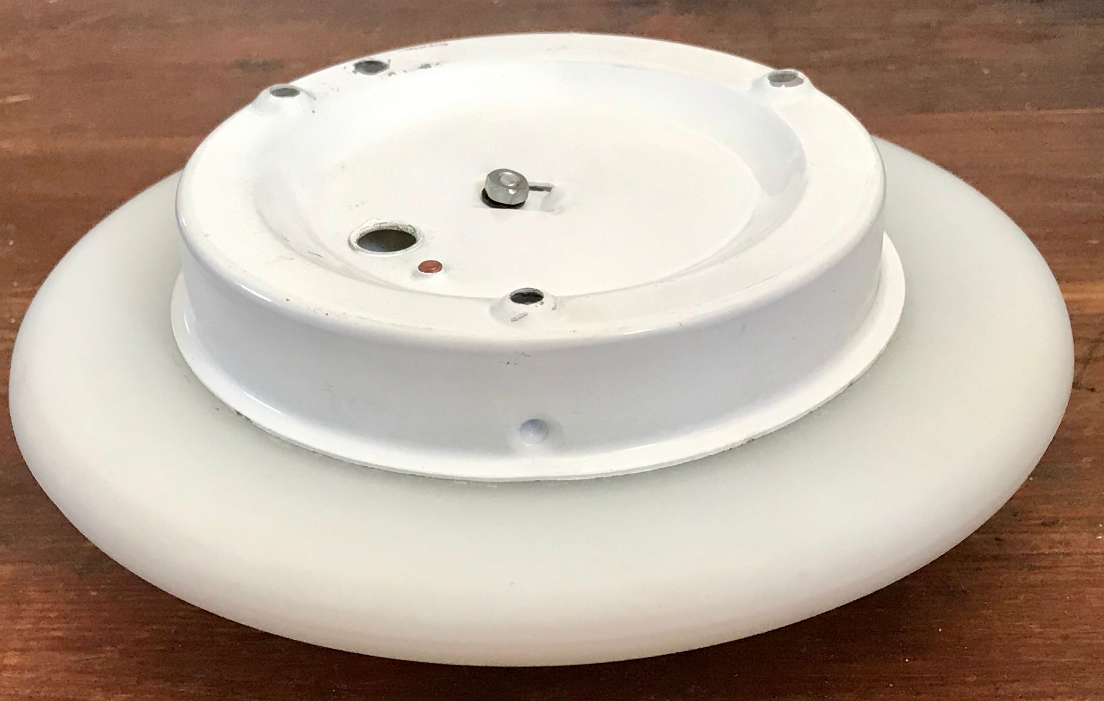 Ceiling light polished glass vintage 18cm