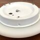 Ceiling light polished glass vintage 18cm