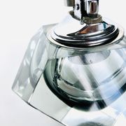 Grey table lighter made of Murano Sommerso glass by Flavio Poli,1960s