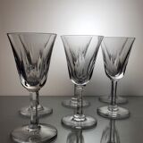 6 crystal saint louis wine glasses cerdanya model