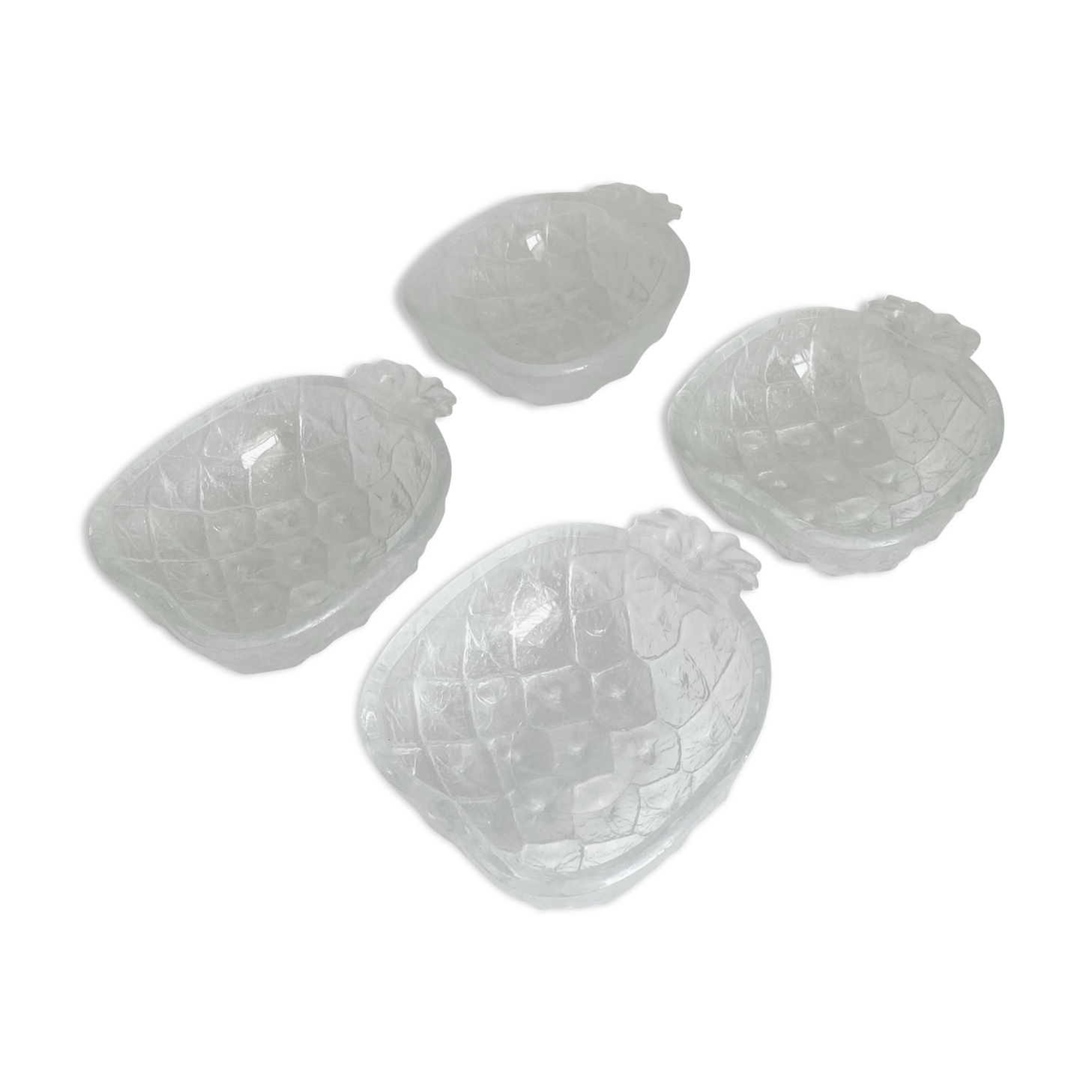 Set 4 pineapple cups