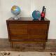 LOW FURNITURE RUSTIC SIDEBOARD MODERNIST ENFILADE HAS 2 DOORS IN CHENE - WIDTH 90 CM