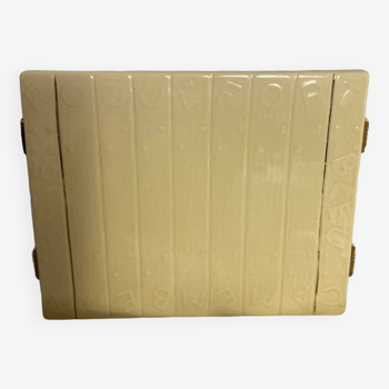 Plateau à fromage  vintage en céramique