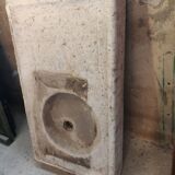 Black stone evier carved in the mass