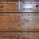 Faux Bamboo Dark Pine Chest of Drawers - 20th century