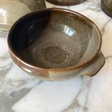 4 bols à oreilles en grès du Marais vintage