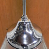 Art Deco hanging lamp with frosted glass shade