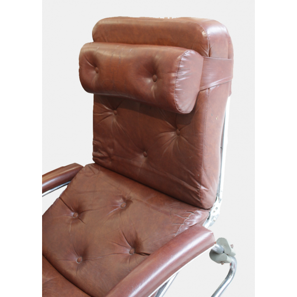 'Lama' lounge chair signed Bahmüller circa 1970