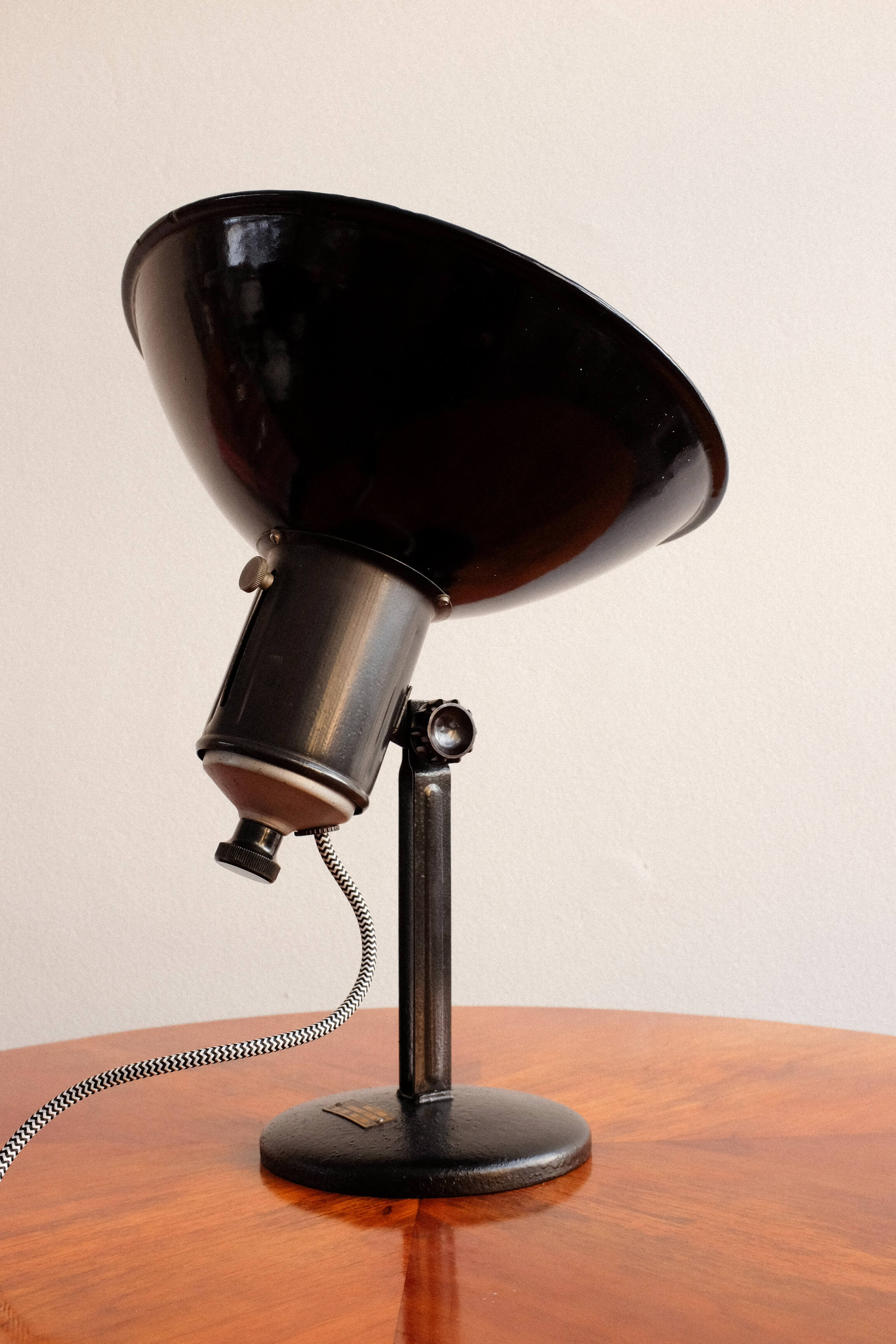 Industrial Czechoslovakian Adjustable Table Lamp, 1960s