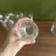 Set of carafe and 6 Legras glasses