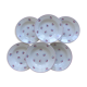 6 assiettes creuses vintage de la manufacture de Pexonne modèle Christiane en porcelaine