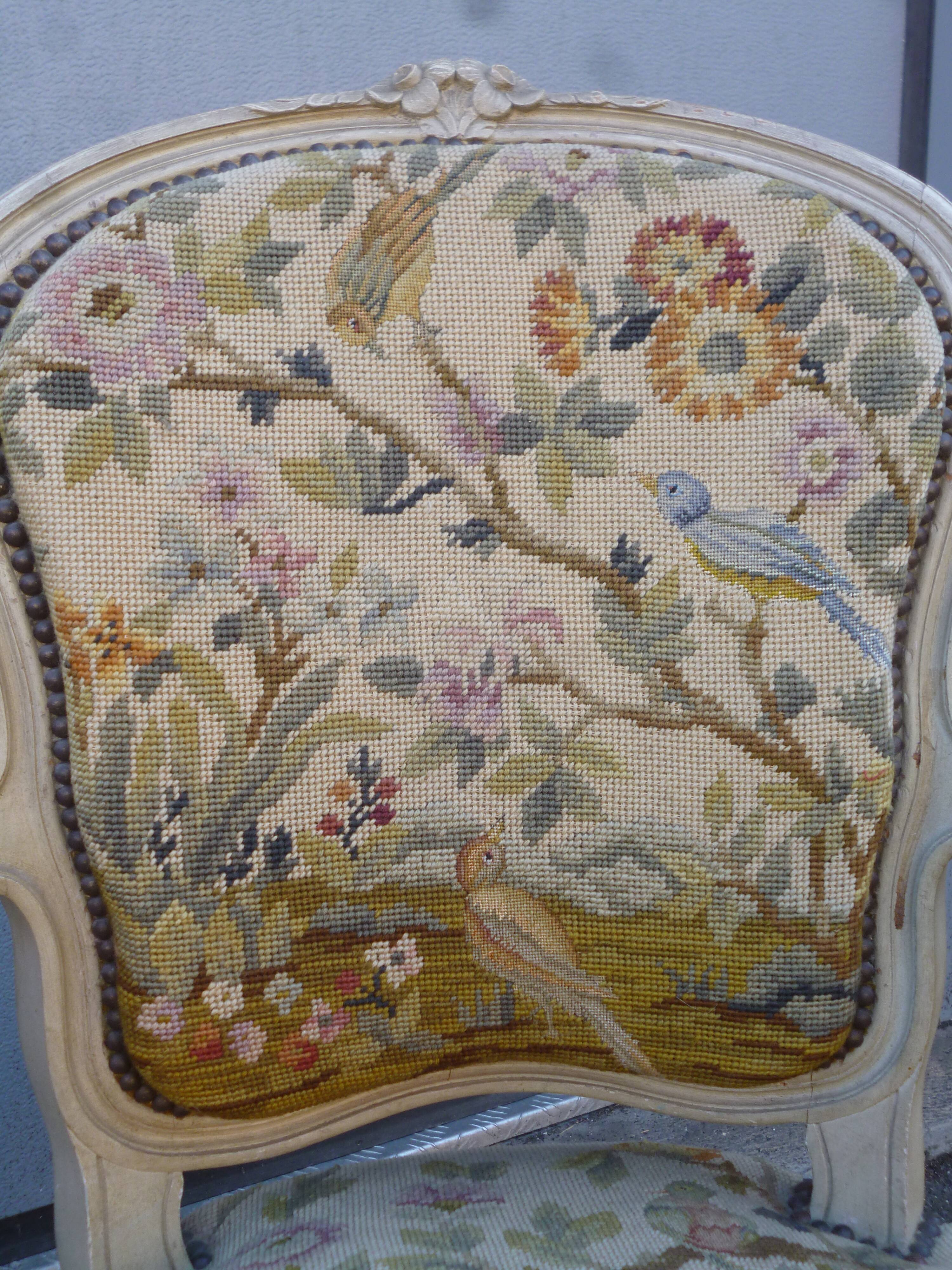 Beautiful pair of Louis xv armchair