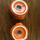 Le Creuset salt and pepper shakers