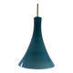 Ancien lustre  en opaline bleue vintage