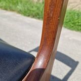 Set of 3 Scandinavian teak chairs