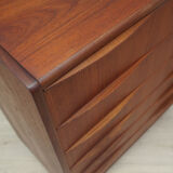 Teak chest of drawers, Danish design, 1970s, made in Denmark