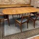 Table & chaises by Ole Wanscher, Poul Jeppesen, Danemark