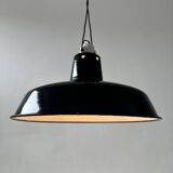 OLD INDUSTRIAL ENAMELED SUSPENSION 35 CM