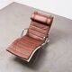 Fauteuil lounge Preben Fabricius & Jorgen Kastholm Grasshopper pour Kill Germany 1967