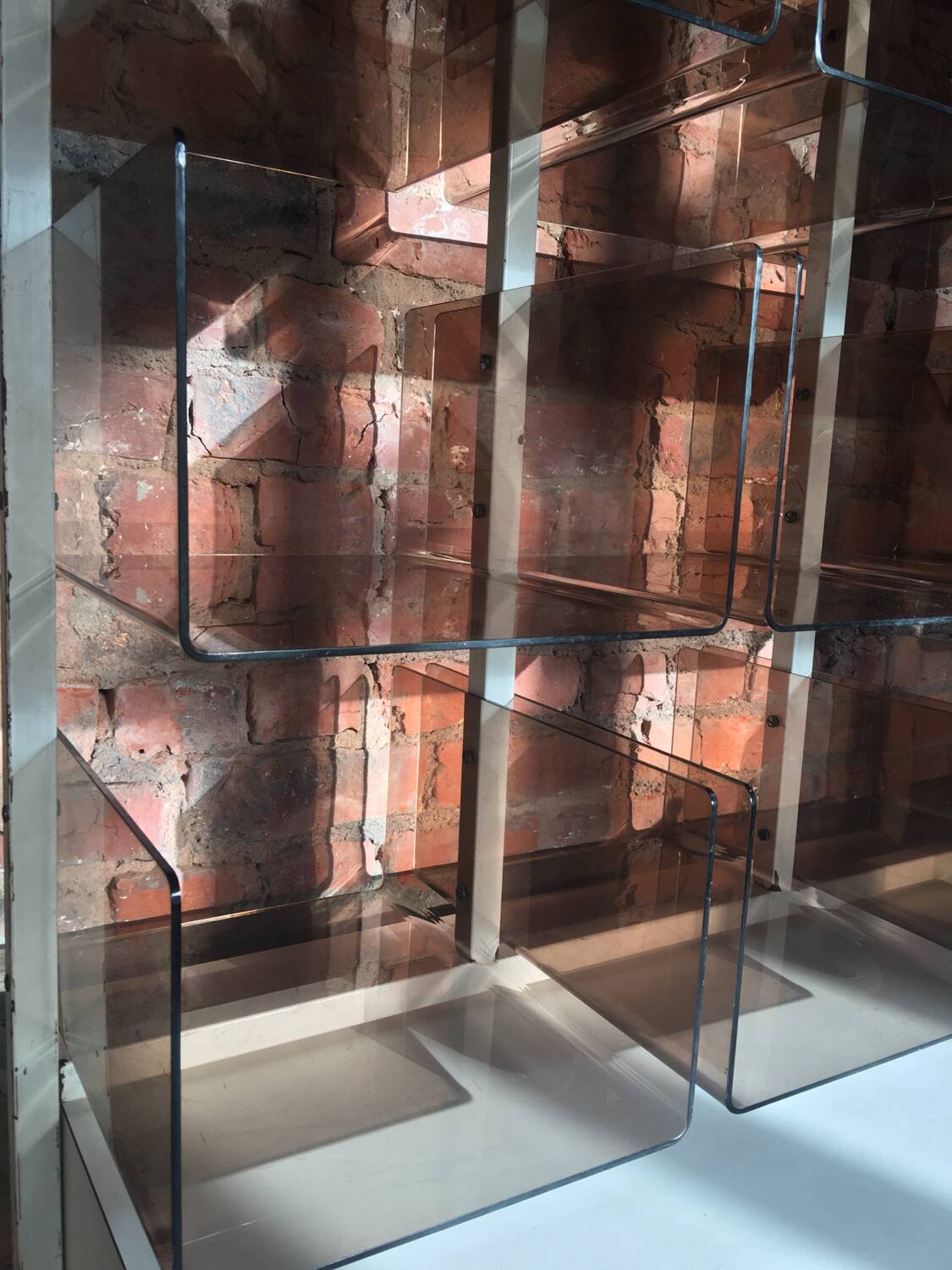 Plexiglass shelf & funky 70s