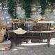 Old folding table