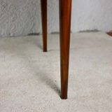 Scandinavian-style extendable teak table