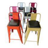 6 Tolix high stools
