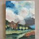 Peinture sur panneau bois