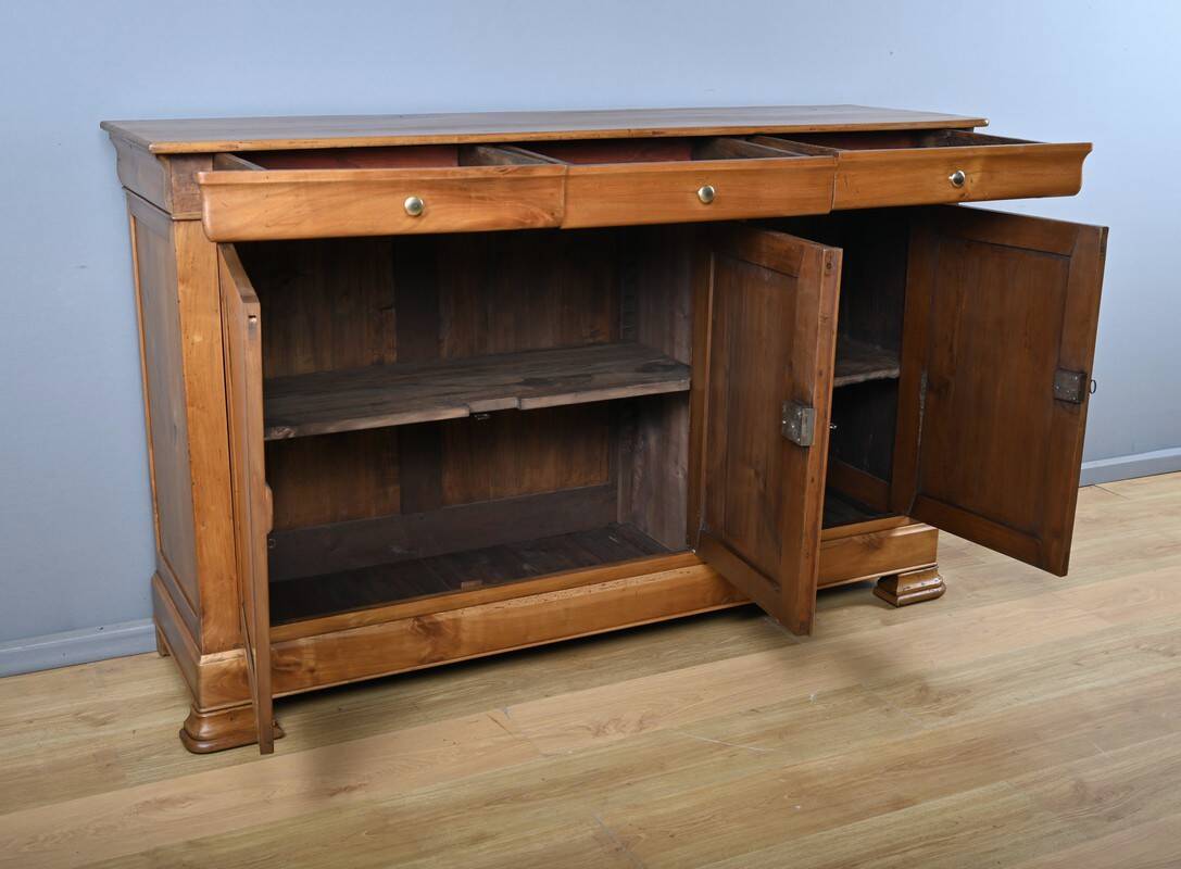 Enfilade in Cherry Wood, Louis-Philippe style – Late 19th century