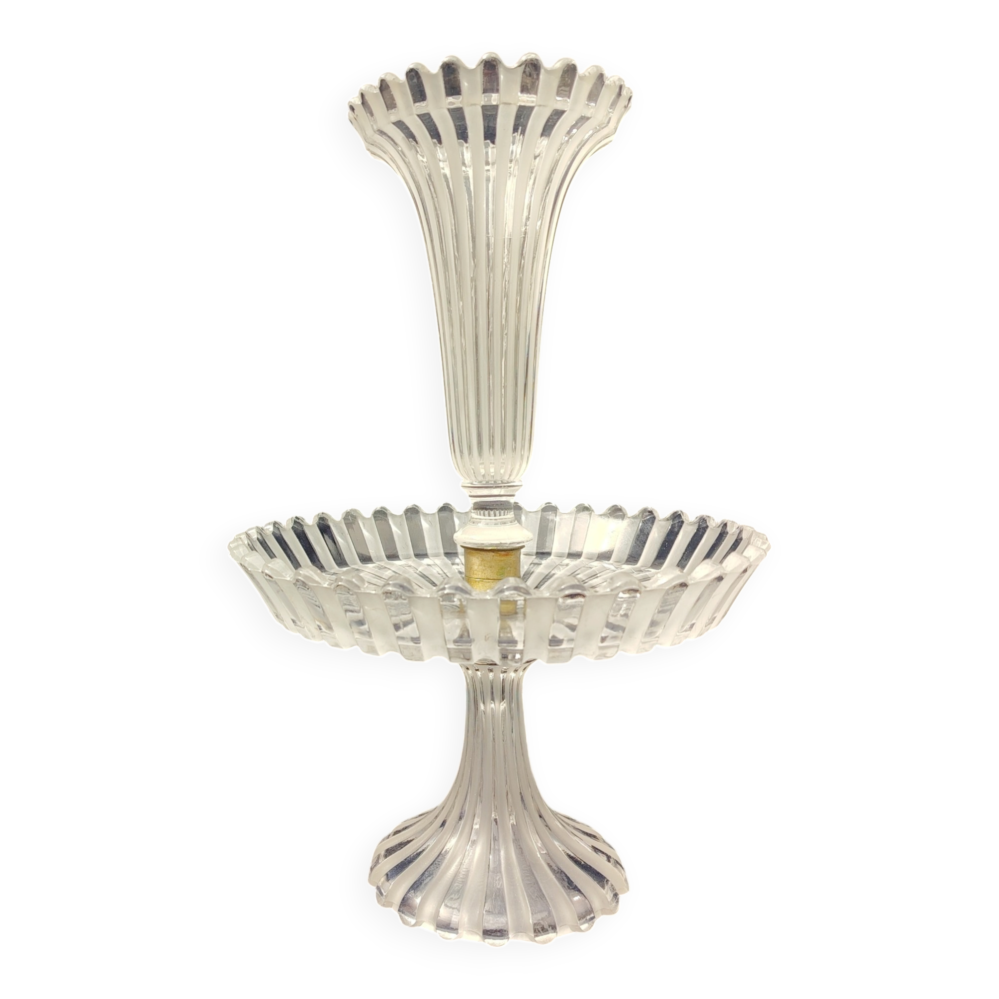 Centrepiece/bouquet holder, Baccarat crystal, vintage