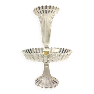 Centre de table/bouquetière, cristal de Baccarat, vintage