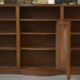 Mahogany bookshelf from English work around 1900 – documented historical provenance from the Montgolfier family.