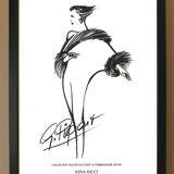 Drawing of the house Nina Ricci