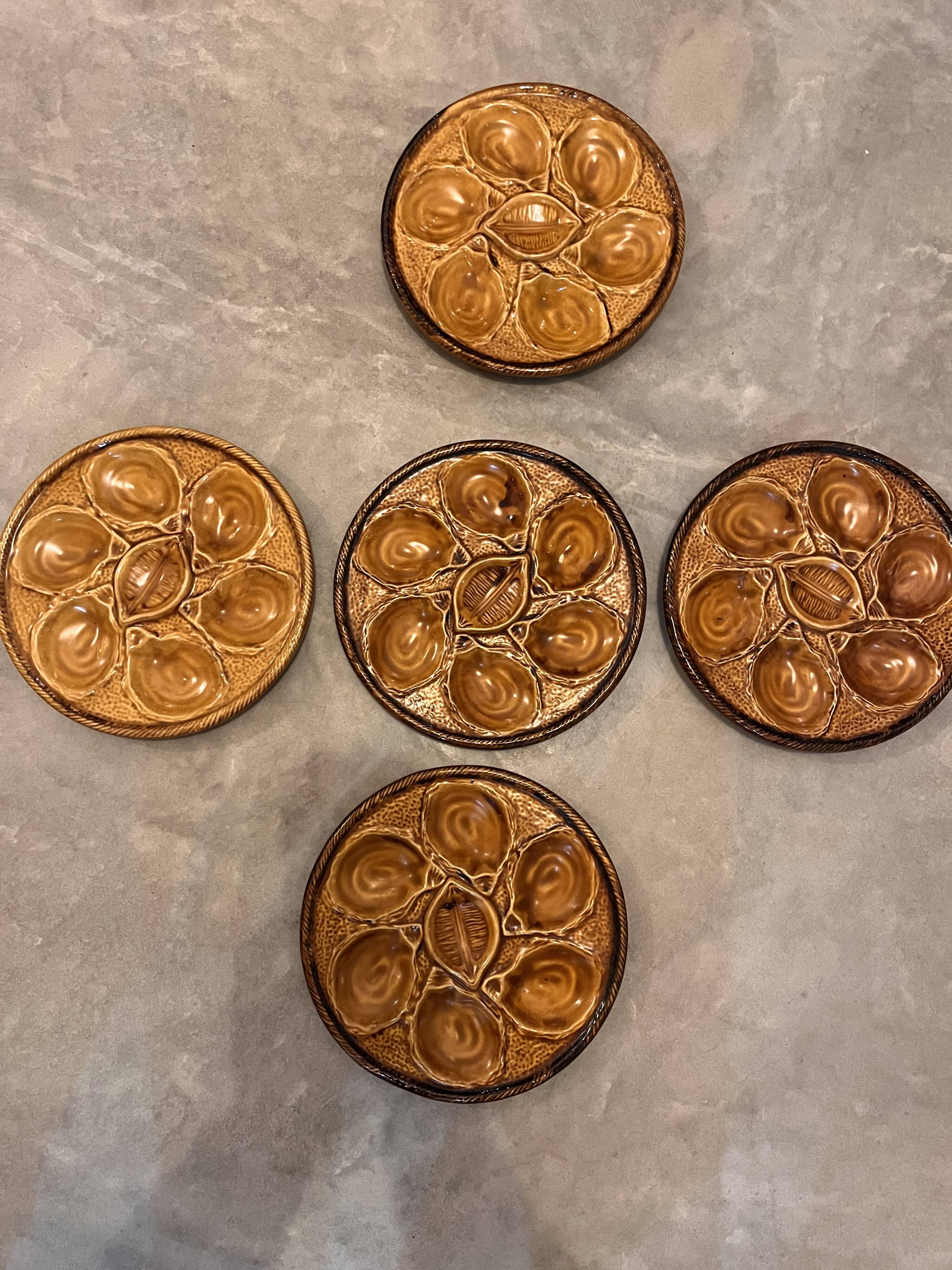 St Clement oyster service (5 plates)